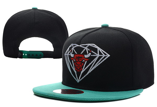 Diamond Bull Black Snapback Hat XDF 1 0528